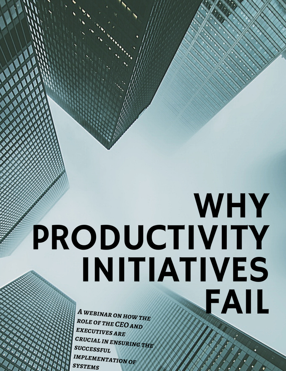 Why Productivity Initiatives Fail